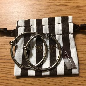 Henri Bendel Knot Hoops